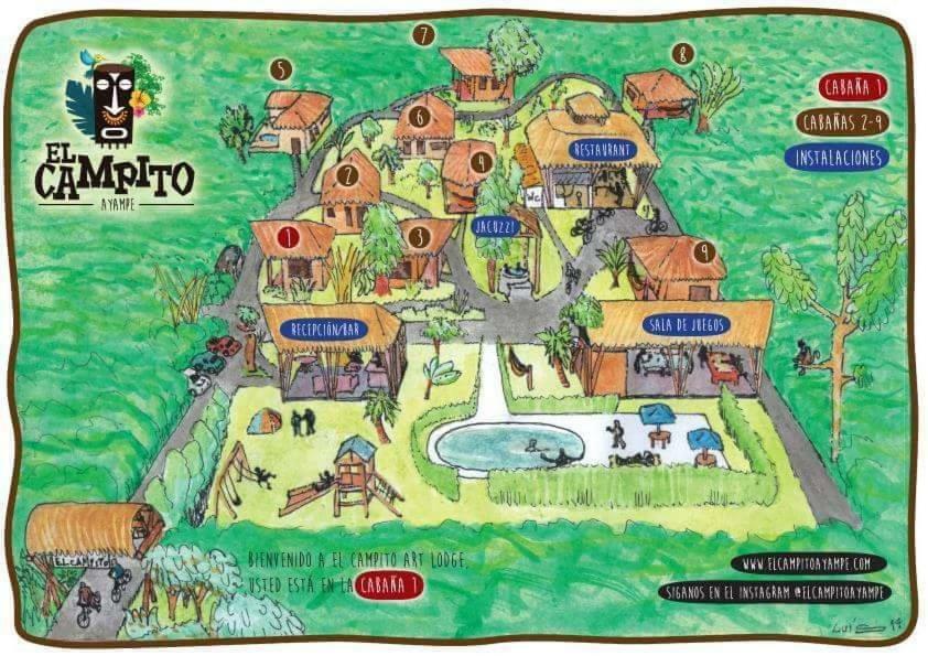 El Campito Lodge Ayampe Kültér fotó